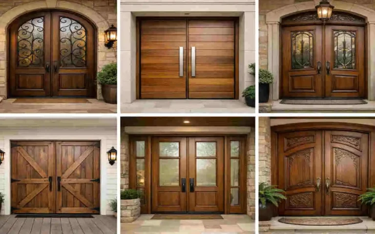Wooden Double Door Designs for Home