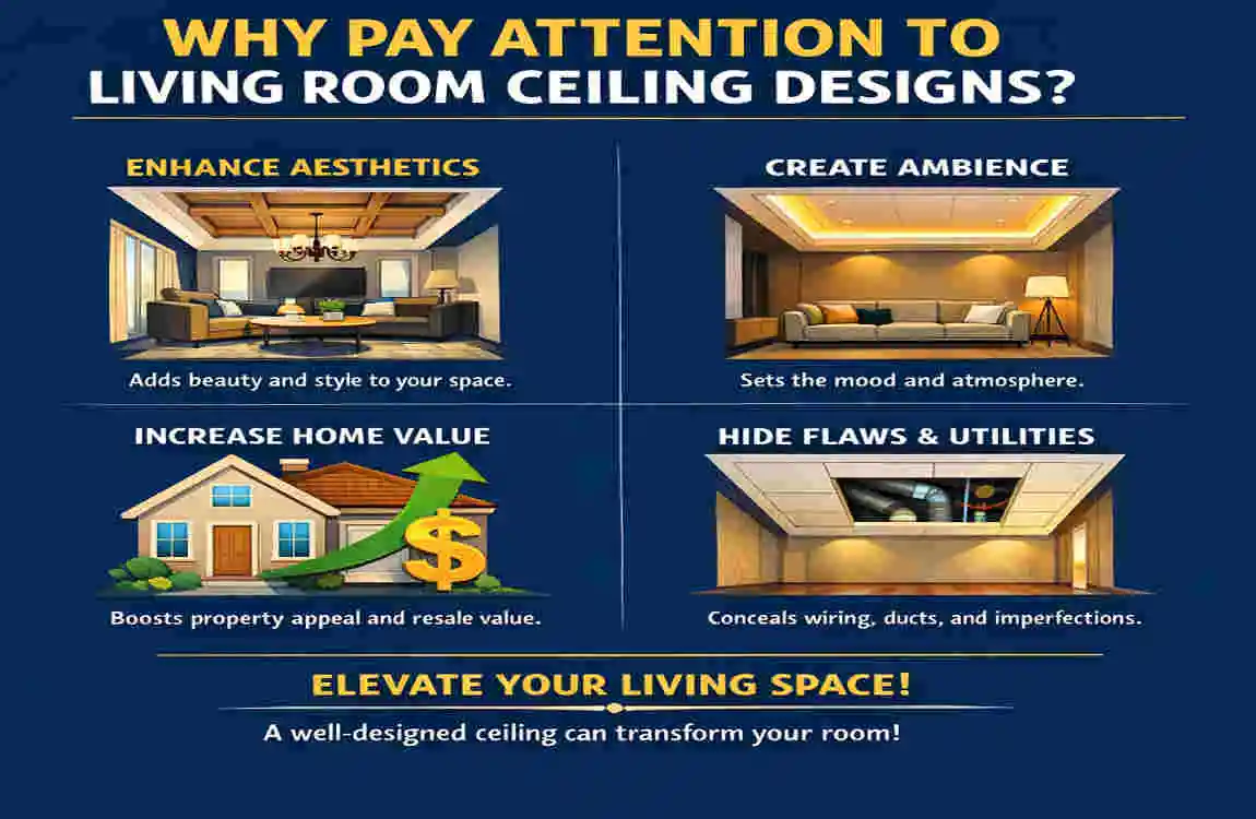 living room ceiling design at home