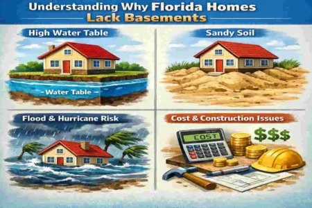 why don't houses in florida have basements