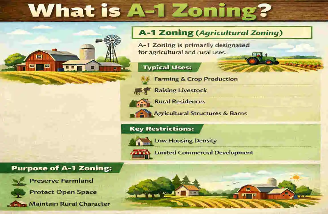 can you build a house on a-1 zoning