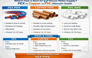 which pipe is best for house water supply