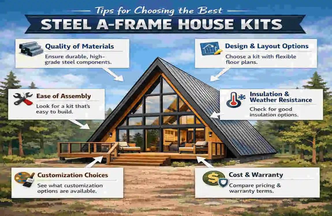 Steel A-Frame House Kits