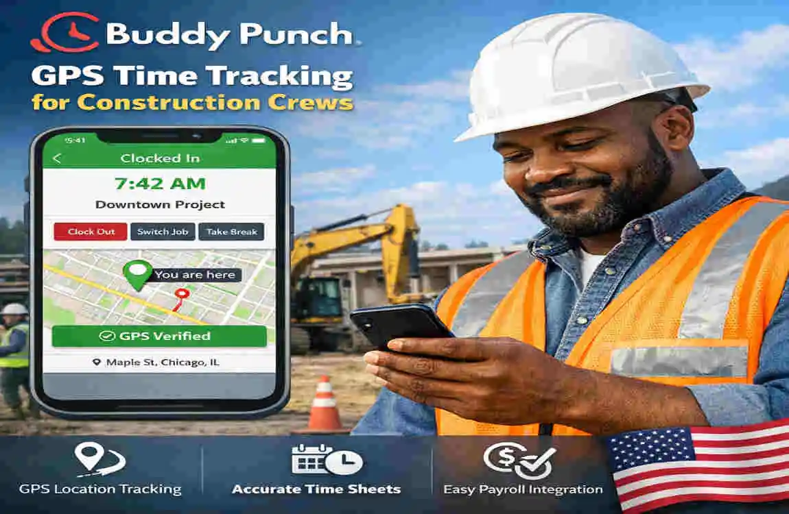 gps time tracking for construction crews US