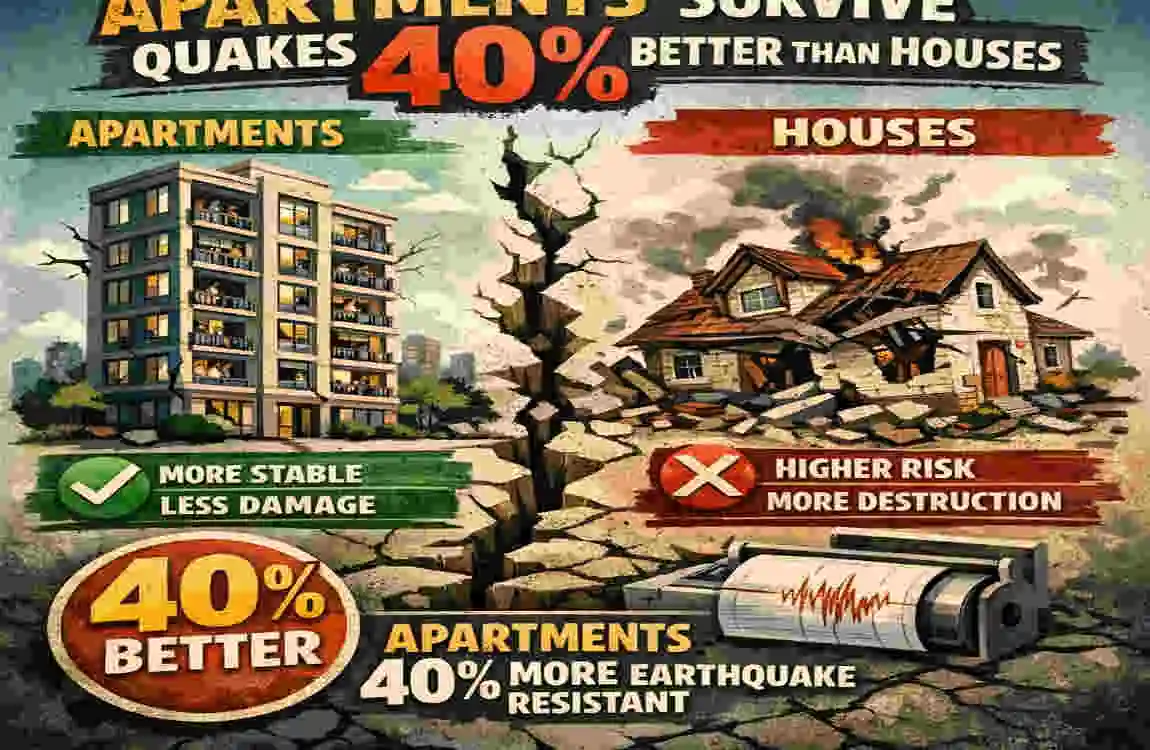 are apartments safer than houses