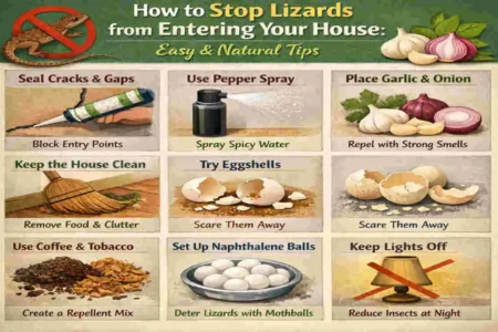 How to Stop Lizards from Entering Your House