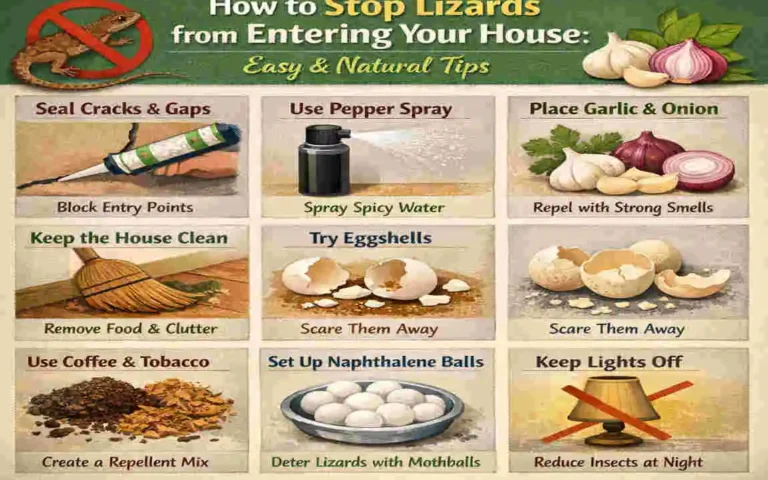 How to Stop Lizards from Entering Your House