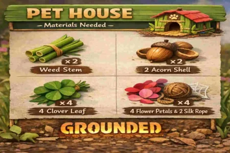 Pet House Guide for Grounded