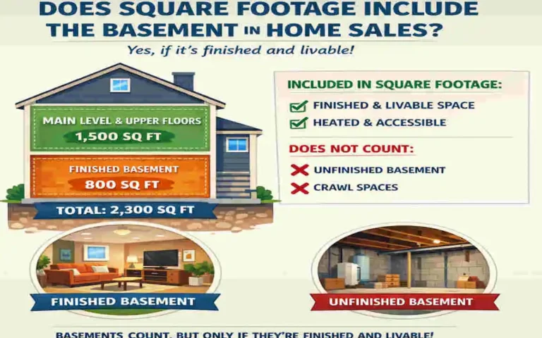 does the square footage of a house include the basement