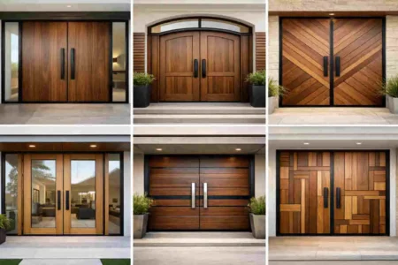 Wooden Double Door Design for Home?