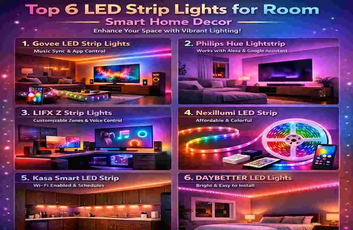 led strip lights for room smart decor