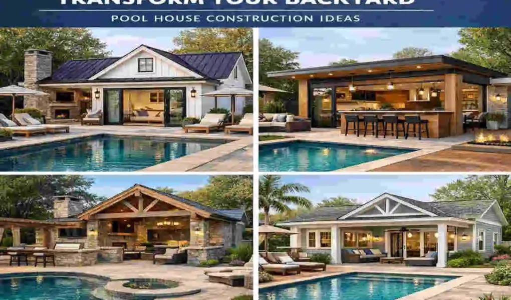 Pool House Construction
