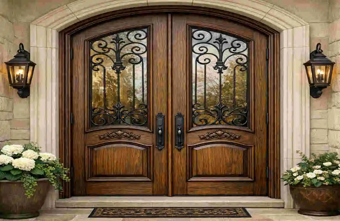 Wooden Double Door Designs for Home