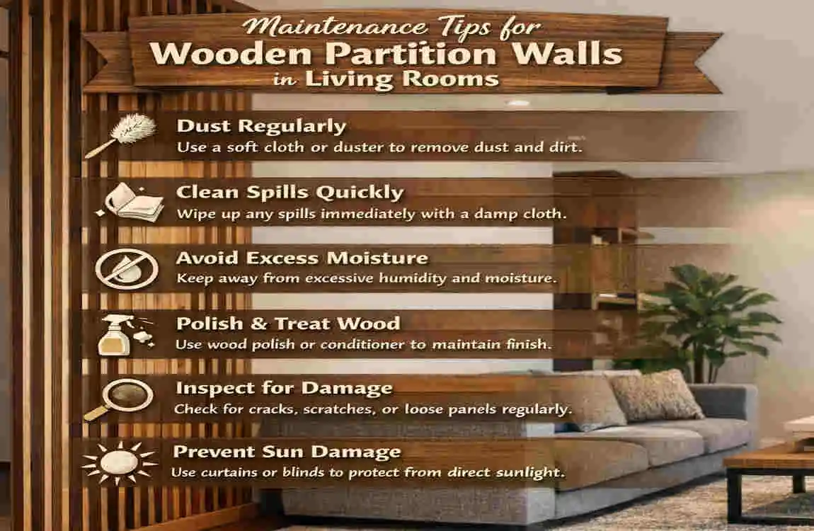 wooden living room unique partition house design
