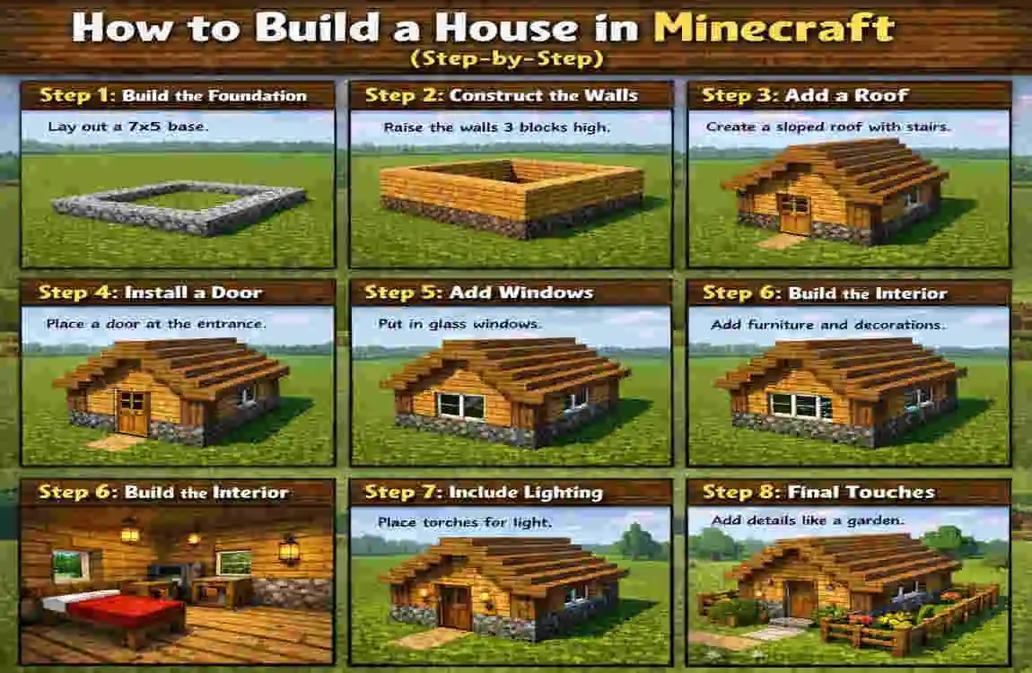 How to Build a House in Minecraft