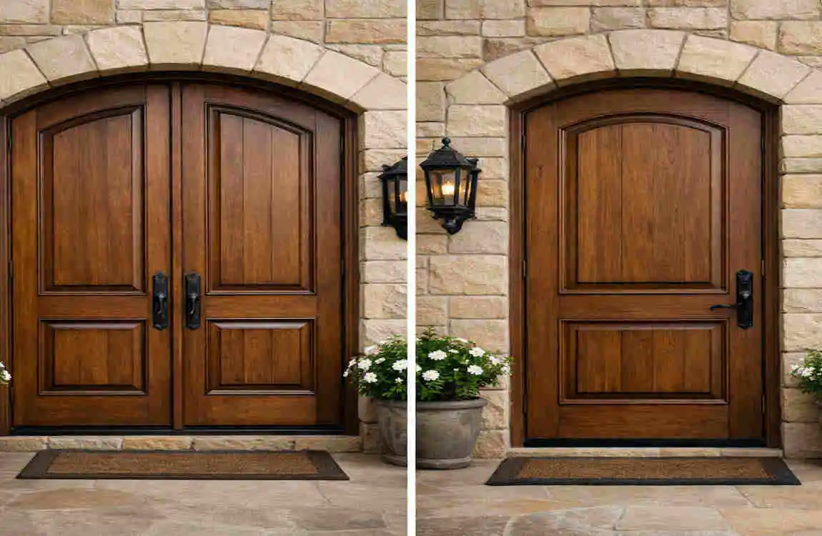 Wooden Double Door Design for Home?