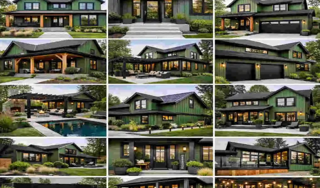 green house black trim