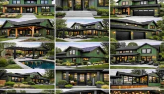 green house black trim