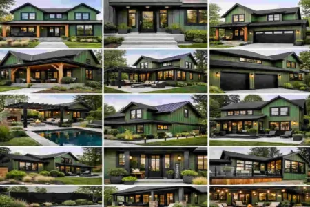 green house black trim