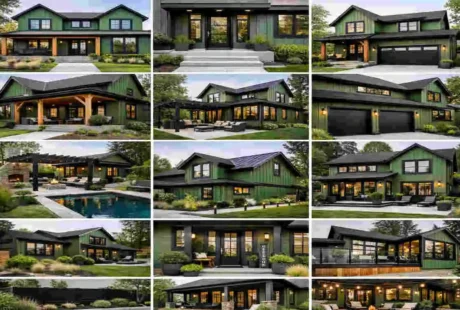 green house black trim