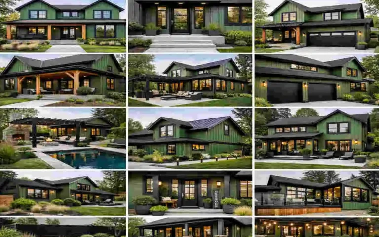 green house black trim