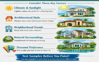 which colour is best for exterior of house florida