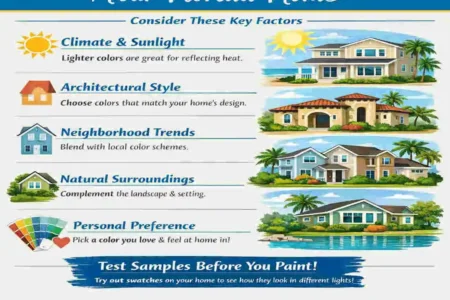 which colour is best for exterior of house florida