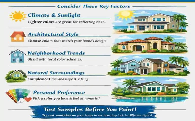 which colour is best for exterior of house florida