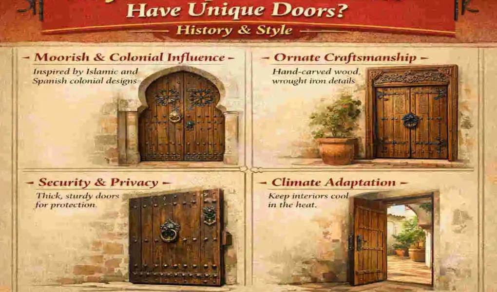 Why Do Spanish Houses Have Unique Doors?