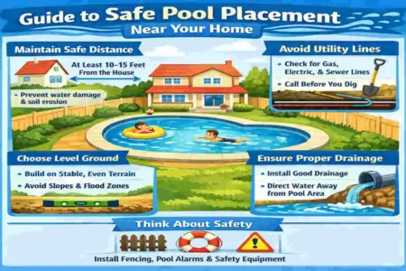 How Far Should a Pool Be from Your House