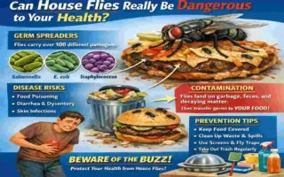 can house flies kill you