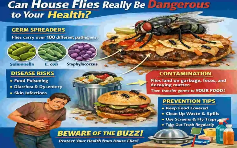 can house flies kill you