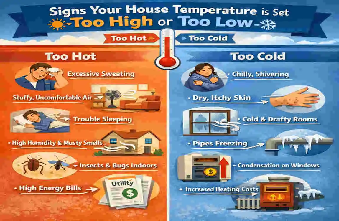 what is the best heat temperature for house