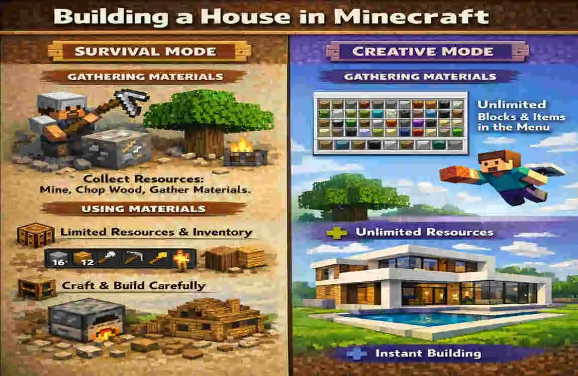 How to Build a House in Minecraft