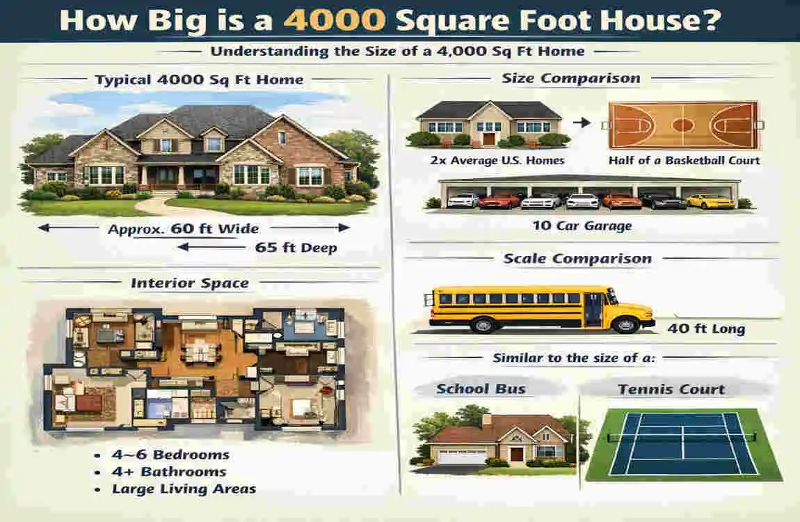 How Big Is a 4000 Sq Ft House