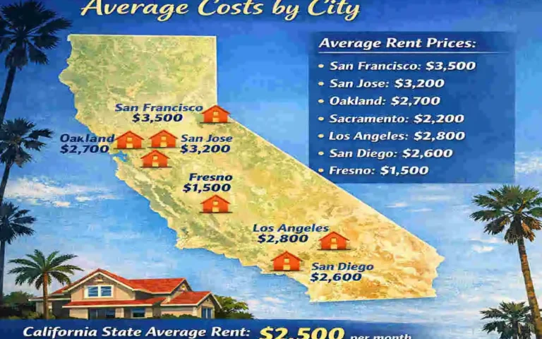 how much is it to rent a house in california