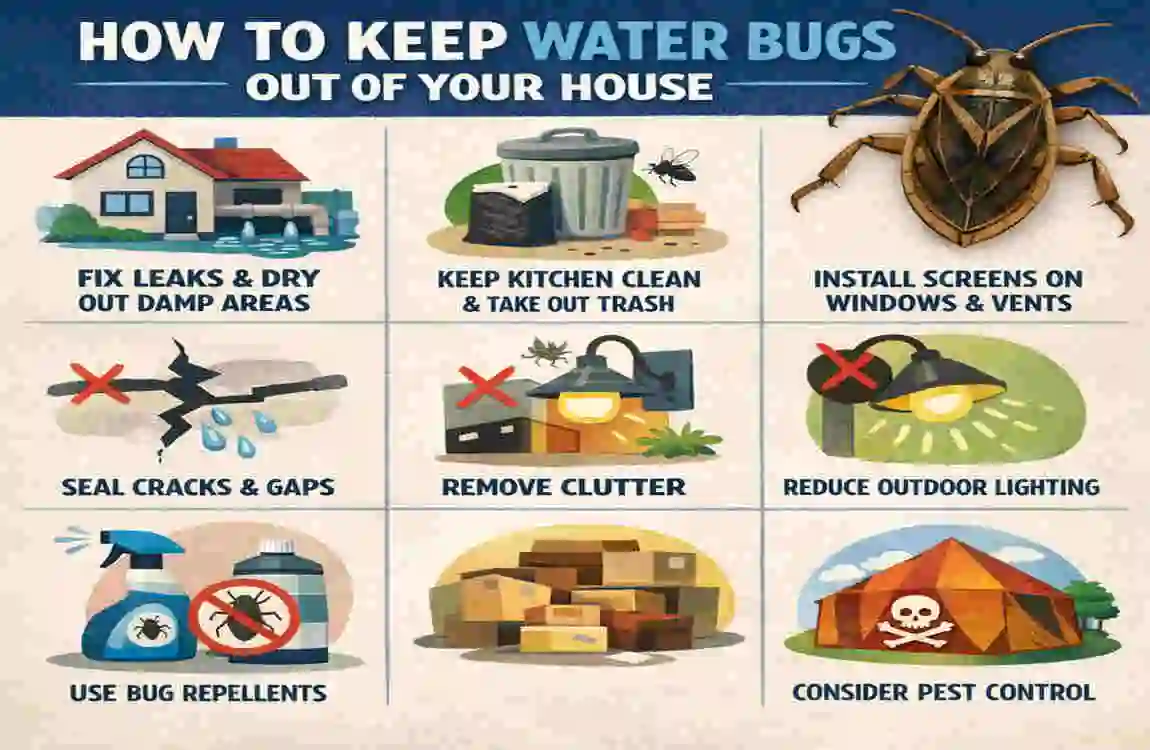 How to Keep Clean Water Bugs Out of Your House