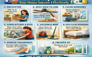 House Interior Deep Cleaning Ideas