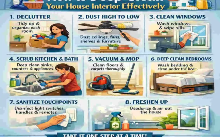 House Interior Deep Cleaning Ideas