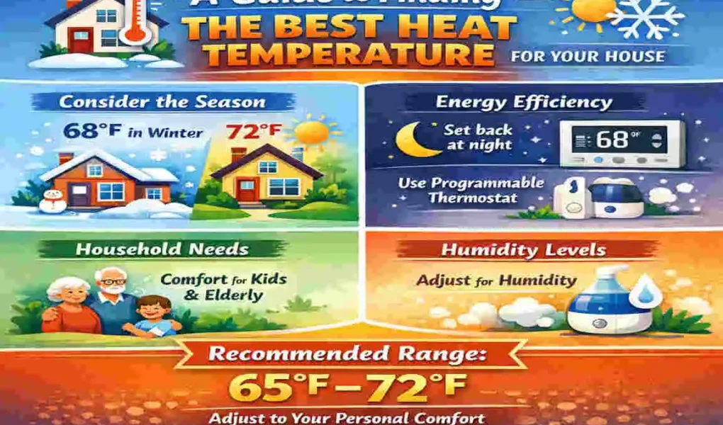 what is the best heat temperature for house