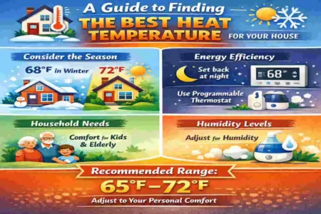 what is the best heat temperature for house