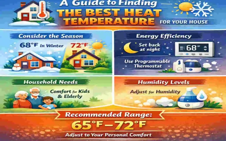 what is the best heat temperature for house