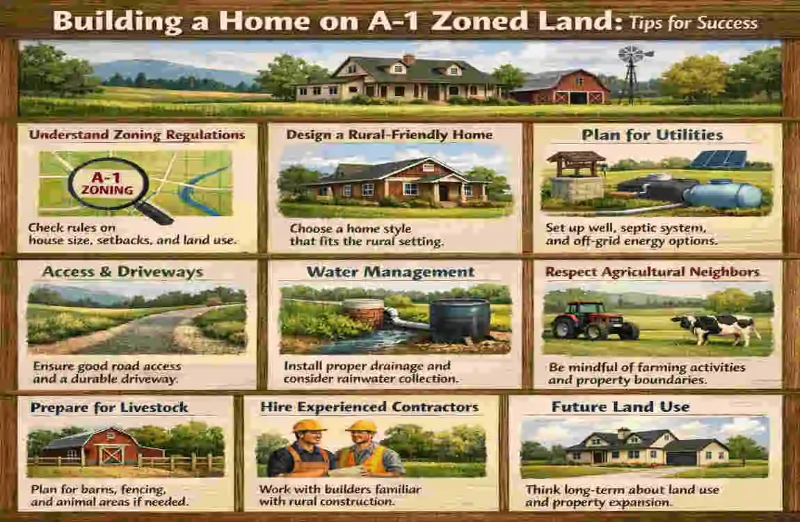 can you build a house on a-1 zoning