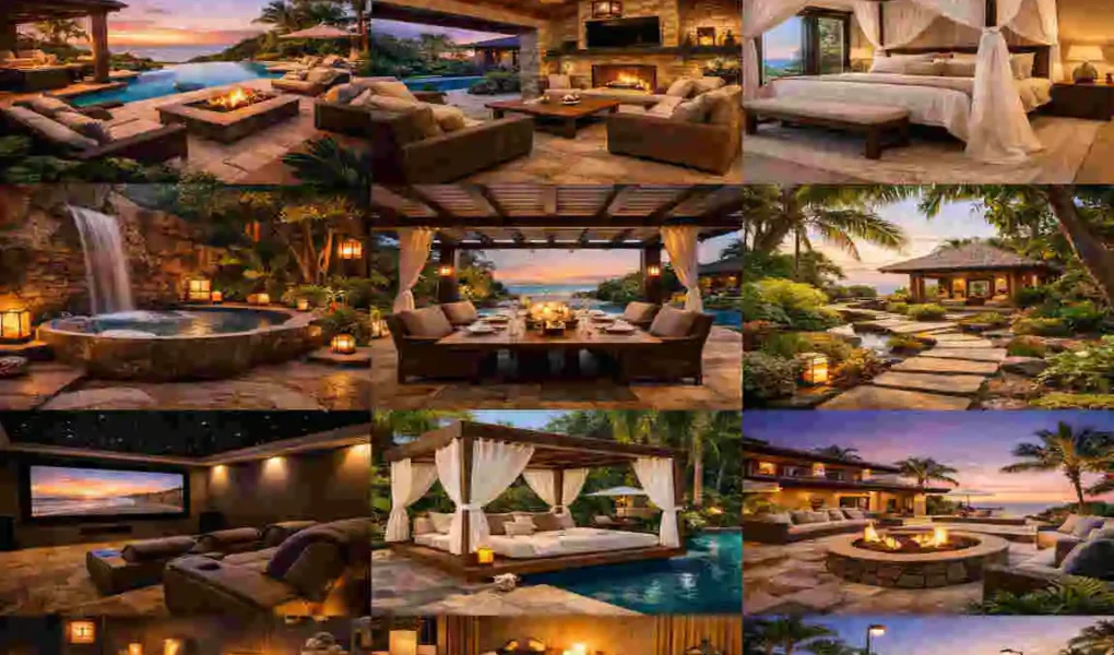 how do I make my house look like a resort
