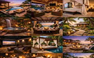 how do I make my house look like a resort