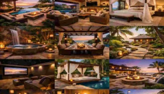 how do I make my house look like a resort