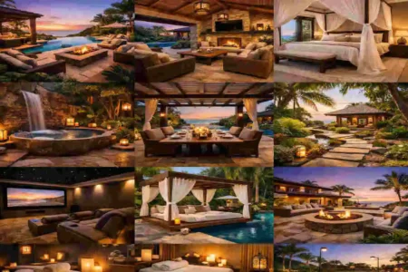 how do I make my house look like a resort