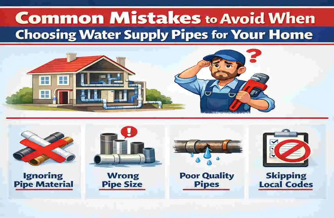 which pipe is best for house water supply