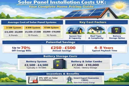 how much does it cost to install solar panel at home uk
