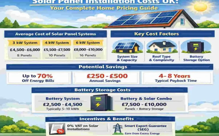how much does it cost to install solar panel at home uk