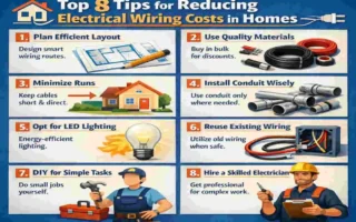 Electrical wiring cost per square foot in house